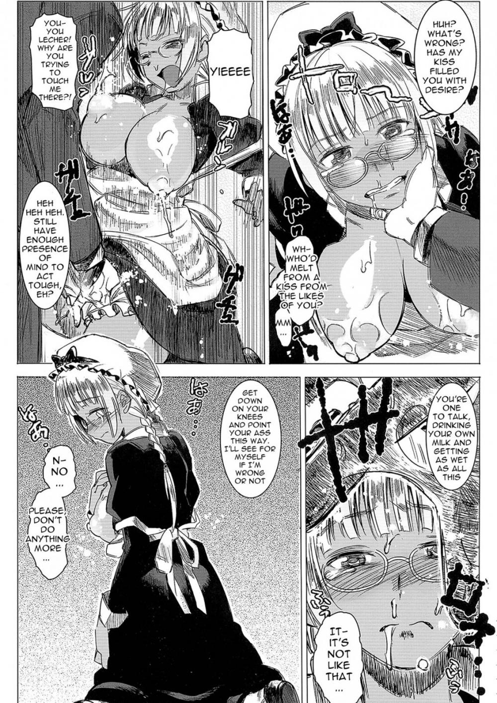 Hentai Manga Comic-Milk-spraying Creamy Brown Maid! Is She Stupid-Read-12